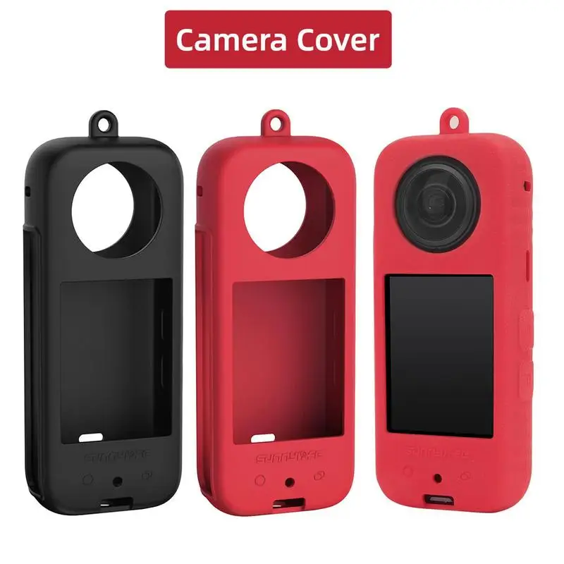 Instas360 X3 Silicone Protective Case Body Cover Lens Guards Insta 360 Panoramic Camera Portable AccessoriesFor Insta 360 X 3