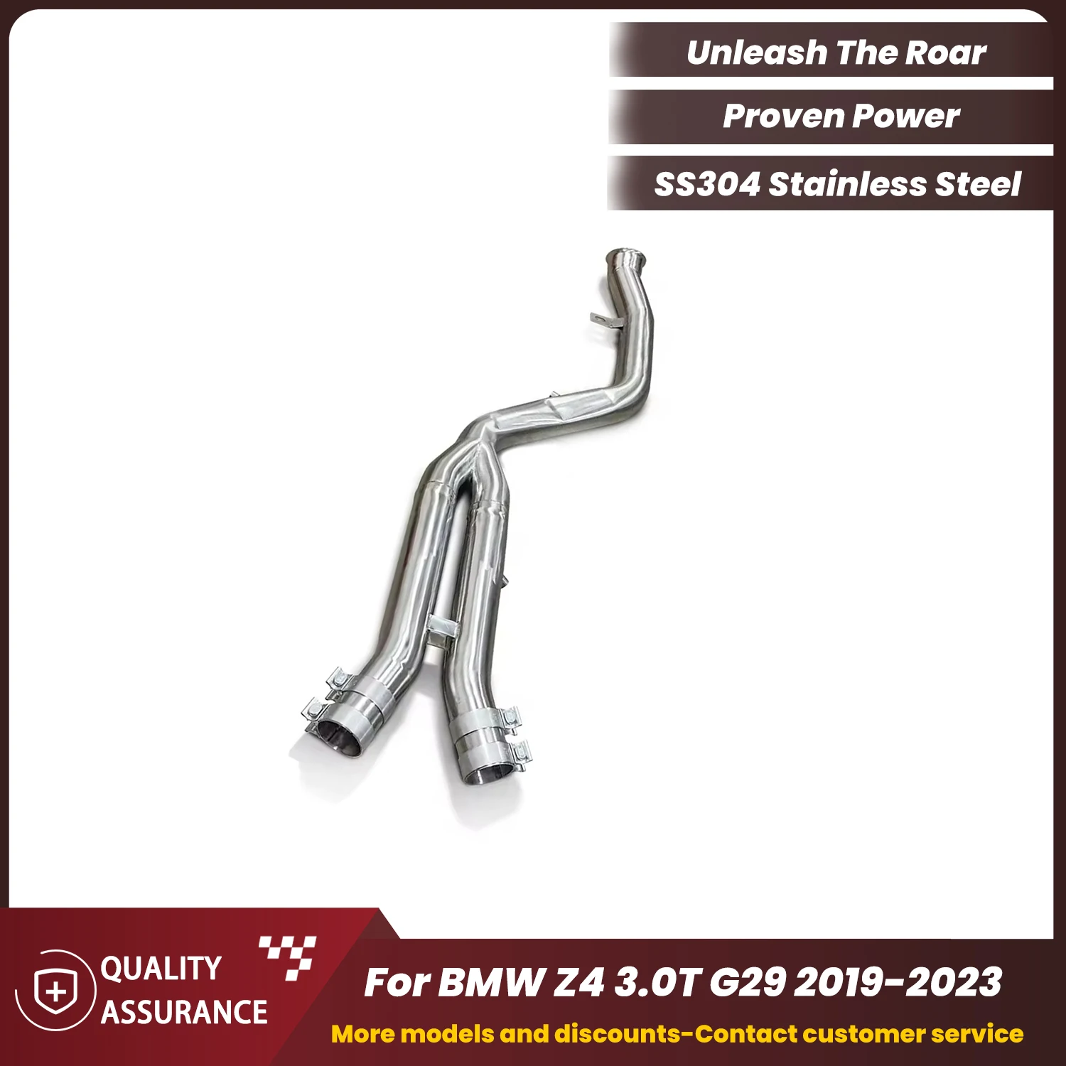 

Upgraded High Flow High Performance ECCF SUS304 Downpipe for BMW Z4 G29 3.0T 2019-2023