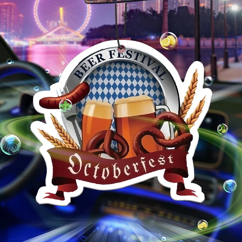 German beer festival Oktoberfest Craft Beer Car fragrance car perfume perfume long-lasting fragrance pendant out of the wind bre
