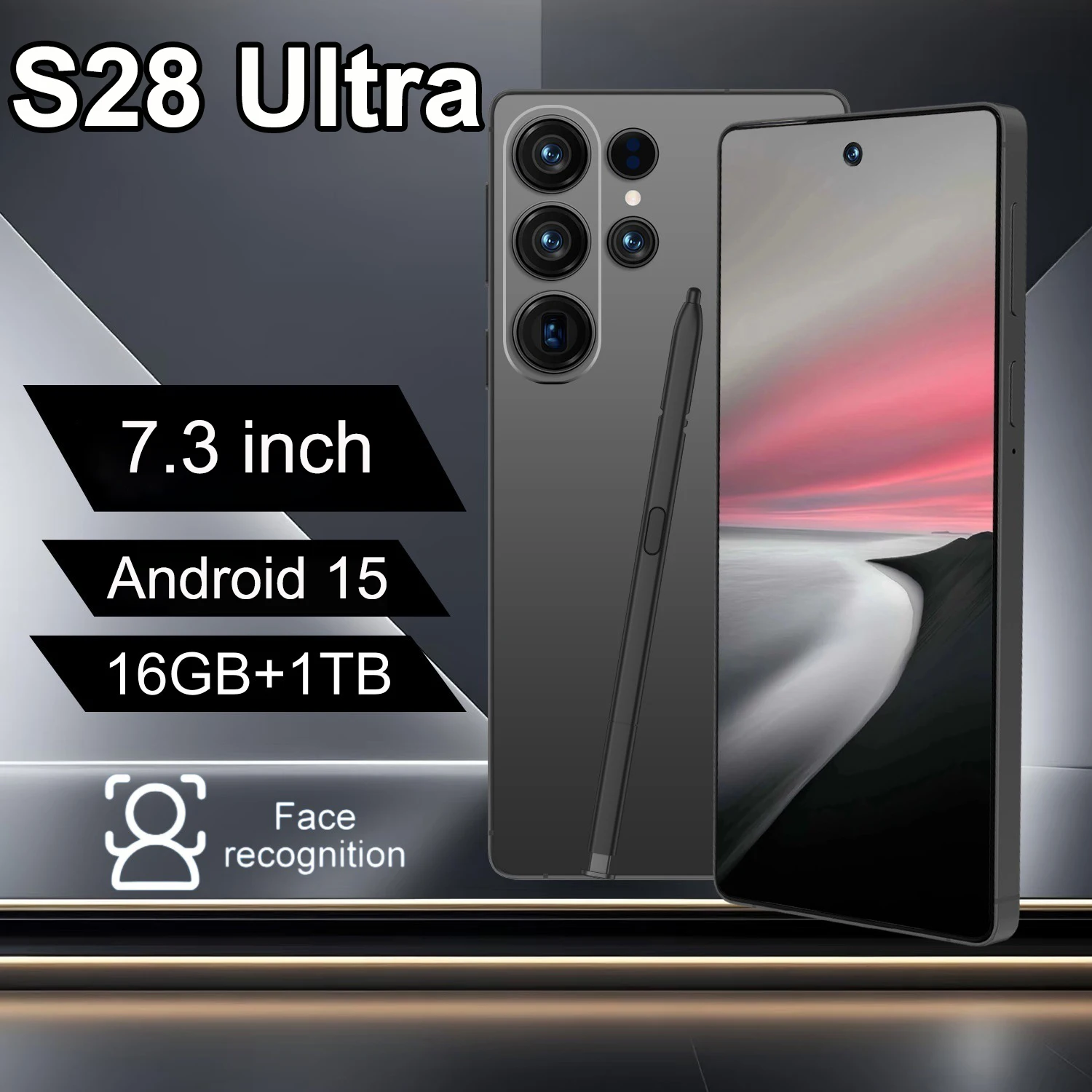 Smartphone S28 Ultra 5G | Bateria 8000mAh | Dual Chip