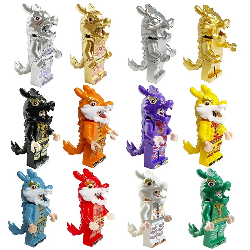 

Детские строительные блоки-конструкторы, мини-фигурки, куклы-гуманоиды, персонажи мультфильмов, подарок на день рождения, развивающий игровой набор для детей