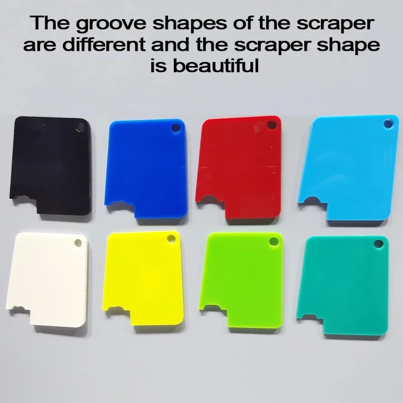 8-Piece Auto Body Sealant Scraper Tool Set Plastic Car Door Side Shape Original Matched Car Maintenance Tools