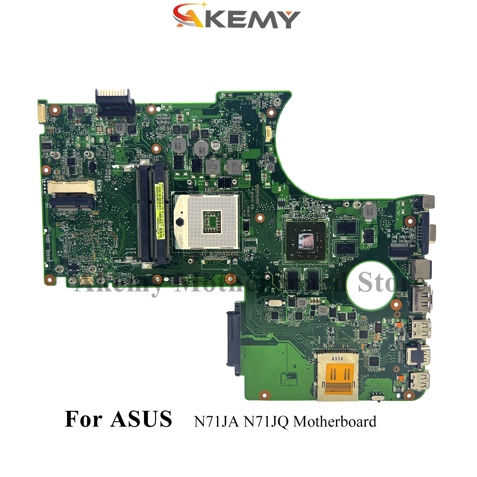 N71JA Laptop Motherboard For ASUS ROG N71JQ N71J N71JA Notebook Mainboard This item is in stock 100% tests OK fast shipping