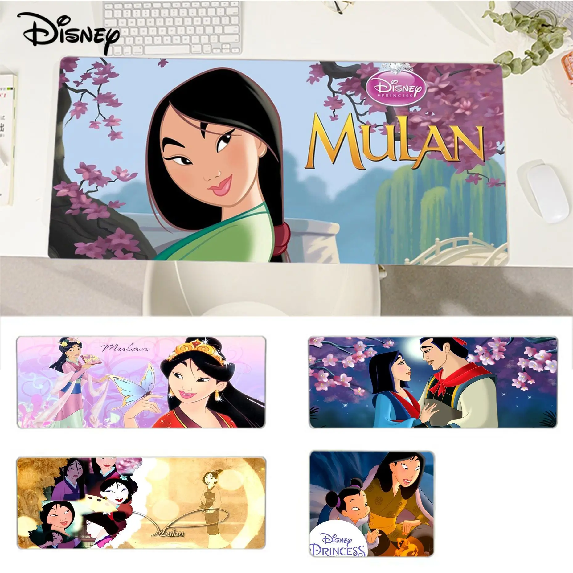 

Disney Princess Mulan Mousepad New Arrivals Gamer Speed Mice Retail Small Rubber Mousepad Size For CSGO Game Desktop PC Laptop