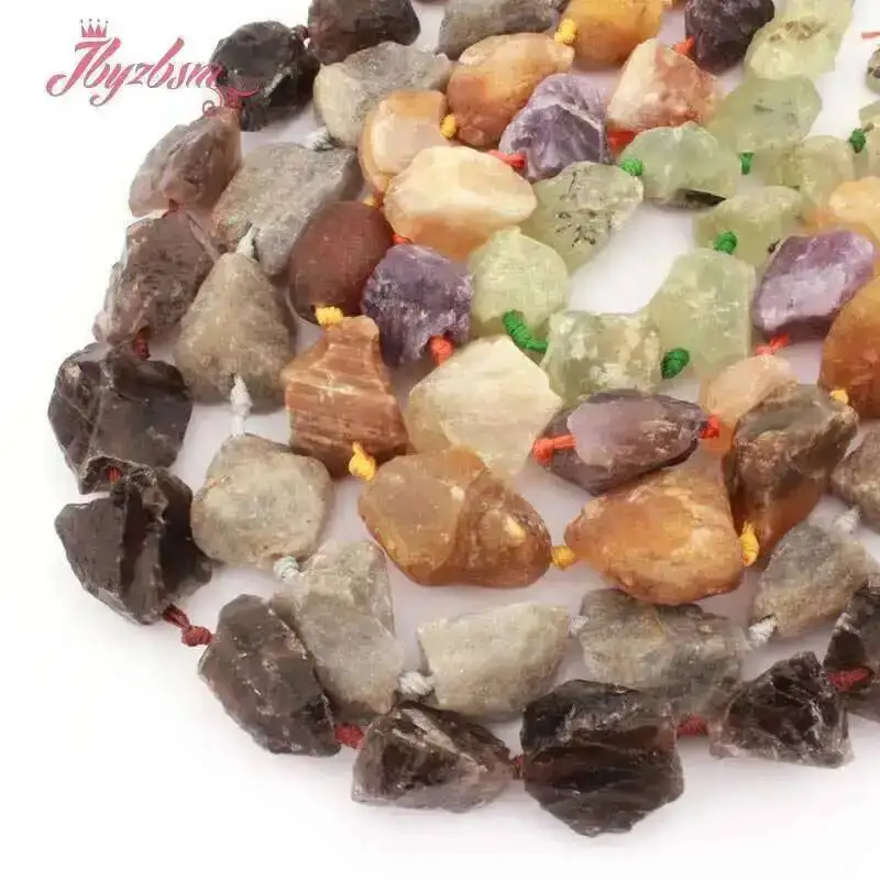 10-15x20-27mm Natural Freeform Amethysts Prehnites Amethyst Stone Beads For Necklace Jewelry Making Strand 15 Inches DIY Beads
