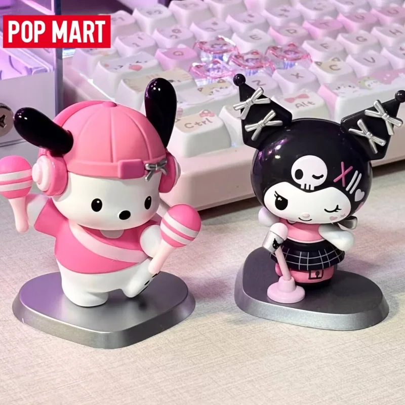 

POP MART Sanrio Characters Pink Party Series Mystery Blind Box Collectible Figure Trendy Desktop Decor Gift for Fans