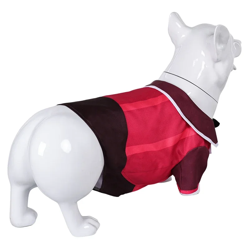 Alastor disfraz de perro mascota, traje de dibujos animados, Hell Inn, Roleplay, ropa para cachorros, accesorios para fiesta de Halloween