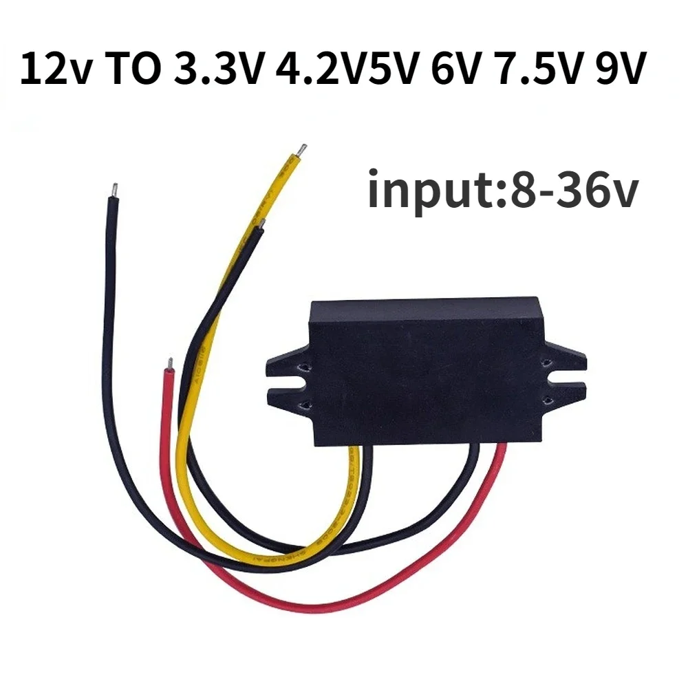 12v24v to 5vdc 3A converter IP67 waterproof Volt Power Module DC Buck Converter Module Voltage Regulator 3.3V 4.2V 6V 7.5V 9V
