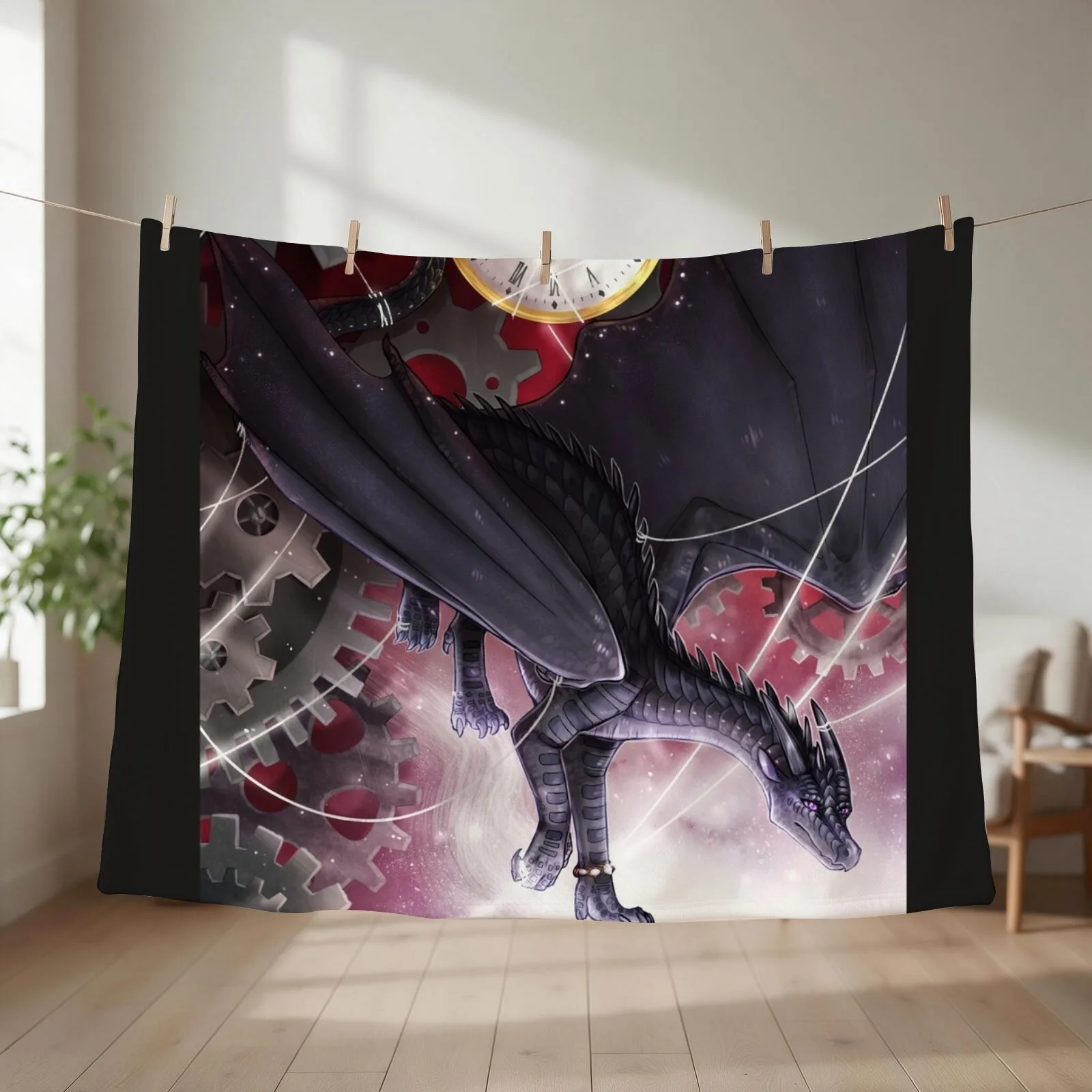 Wings of Fire - Clearsight In Search of Brighter Paths Throw Blanket couch cozy soft plush fuzzy picnic outdoor blanket