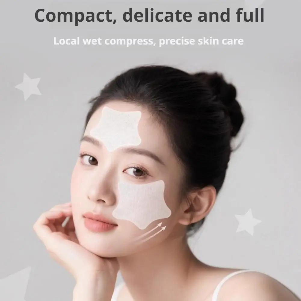 Impacco umido monouso Rimozione di punti neri Cosmetico Impacco bagnato Coperture per gli occhi Maschera facciale Strumenti per la cura della pelle