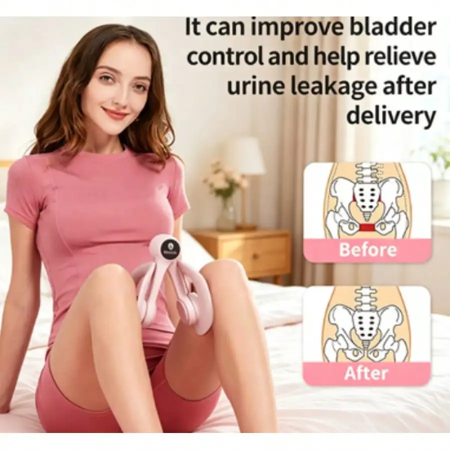 

Unisex Portable Thigh Master Kegel Master Trainer With Resistance Bands - Pelvic Floor, Thigh, And Hip Trainer For Men And Women