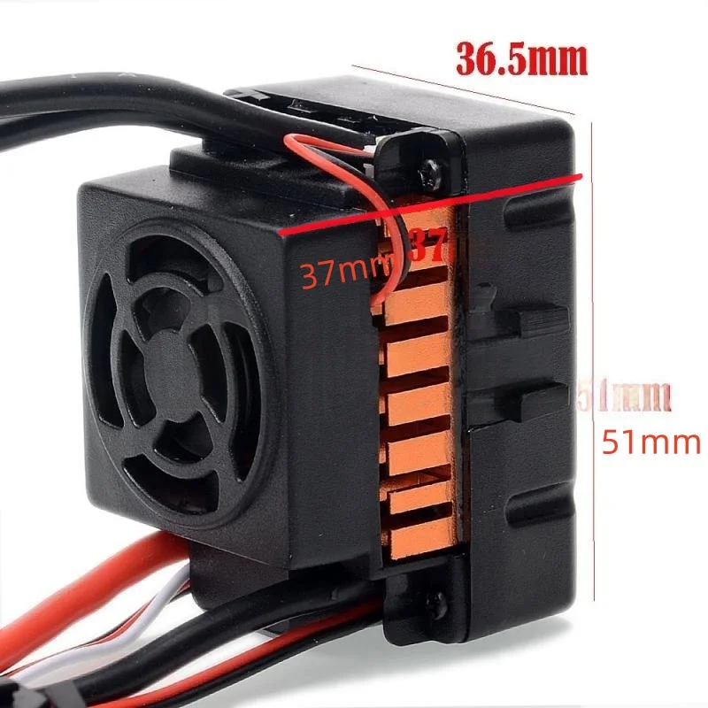 NEW ENRON MODEL CAR - Brushless Waterproof ESC with 60A 2-3S BEC 5.8V/3A for Smooth Driving Drifting