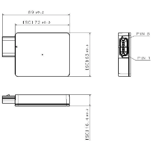 180 متر 77 جيجا هرتز مركبة محمولة ملليمتر موجة الرادار الاستشعار السيارات ركن الرادار نطاق الكشف لمراقبة البقع العمياء #5