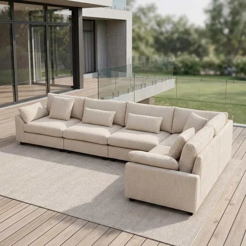 

Диван-кровать Calm Cloud: комфорт для гостей в зонах отдыха, разработанные вокруг секционного дивана Cloud и дивана-кровати Cloud