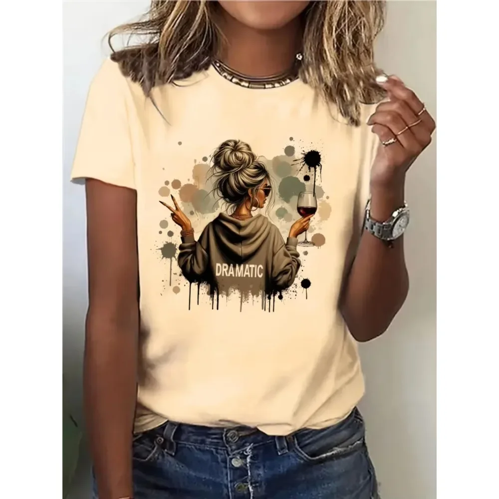 Y2k Hip Hop Women'S Casual Graphic T-Shirt 