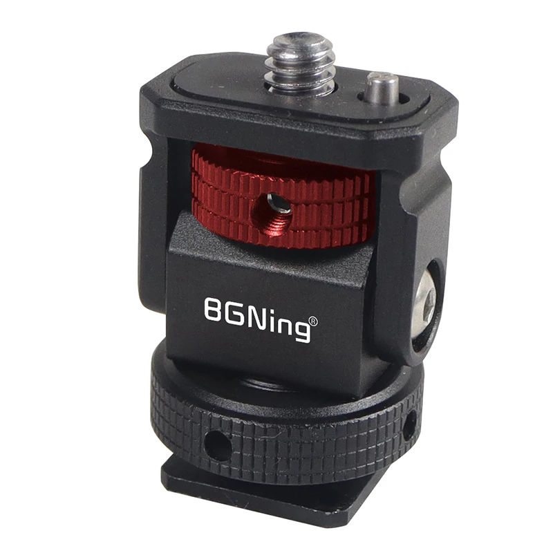 Monitor EVF Ständer Halter Kaltschuh Halterung für Kamera Feld Monitor Mikrofon Blitzschuh 180 Grad verstellbare Stabilisator Halterung – Detail 25