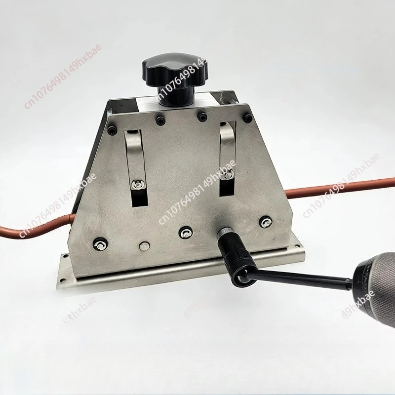 Manual round pipe straightener, copper and aluminum pipe straightening tool