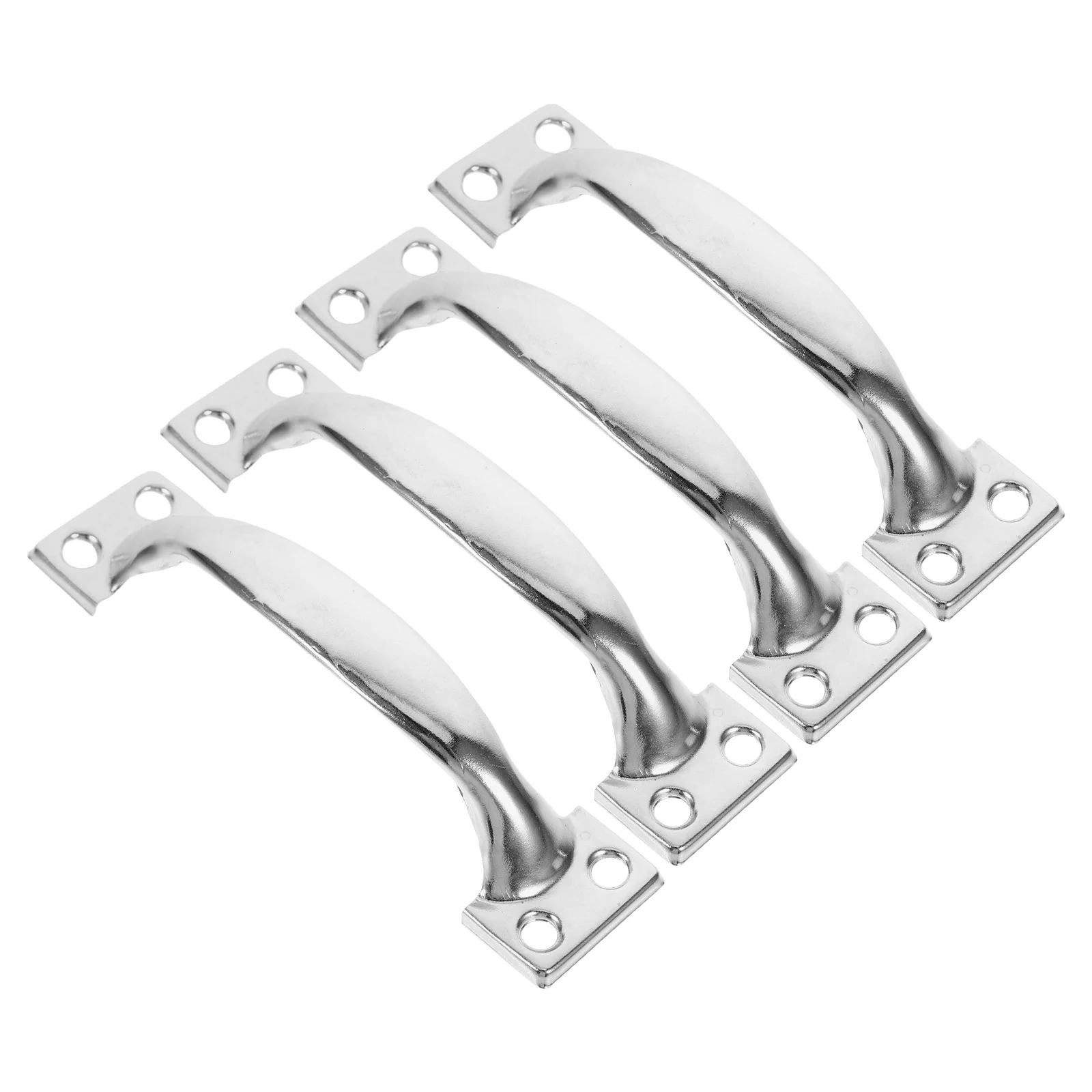 

4Pcs Bow Shaped Vintage Drawer Pulls Retro Metal Door Handles for Wooden Doors Kitchen Cabinets Home Decoration
