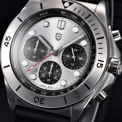 PAGANI DESIGN Chronograph Quartz Watch For Men Stainless steel Diving Wristwatch men Luxury Sapphire glass 2023 New Mens Watches