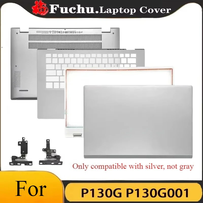 NEW For Dell P130G P130G001 Laptop LCD Back Cover/Front Bezel/Palmrest Upper Top lower Bottom Case Hinges