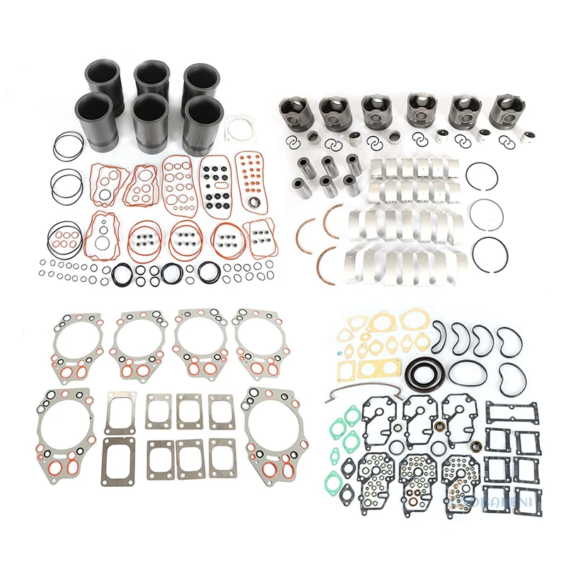 6D125 6D140 Kit di riparazione revisione parti di ricostruzione motore diesel per Komatsu