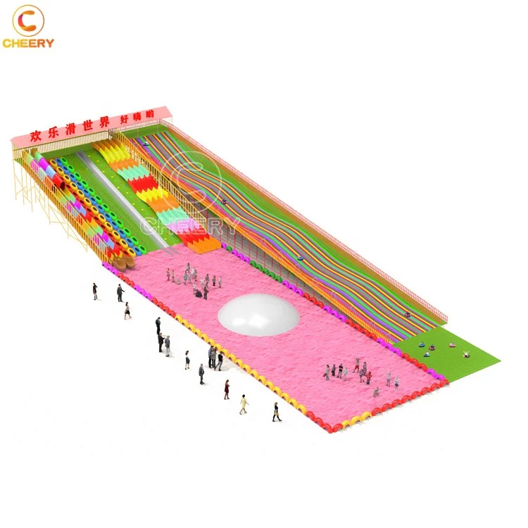 مجموعة ألعاب التسلق الممتعة للأطفال منزلق بلاستيكي ملعب خارجي للأطفال من الفولاذ المقاوم للصدأ #5