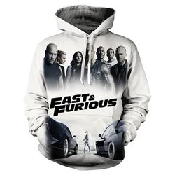 Fast And Furious 3D Print Hoodies Men Women Casual Streetwear Oversized Sweatshirts Hoodie Male Pullovers Tracksuit Man Clothing