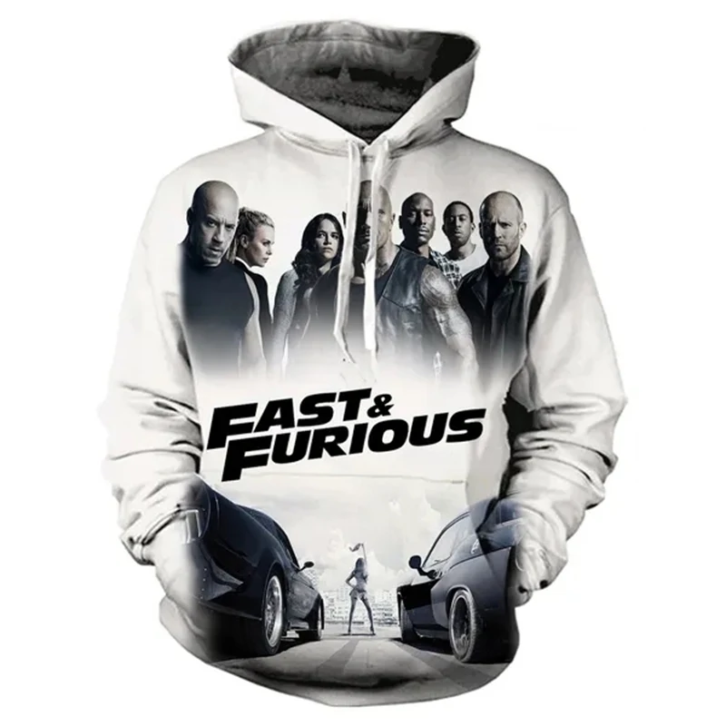 Fast And Furious 3D Print Hoodies Men Women Casual Streetwear Oversized Sweatshirts Hoodie Male Pullovers Tracksuit Man Clothing