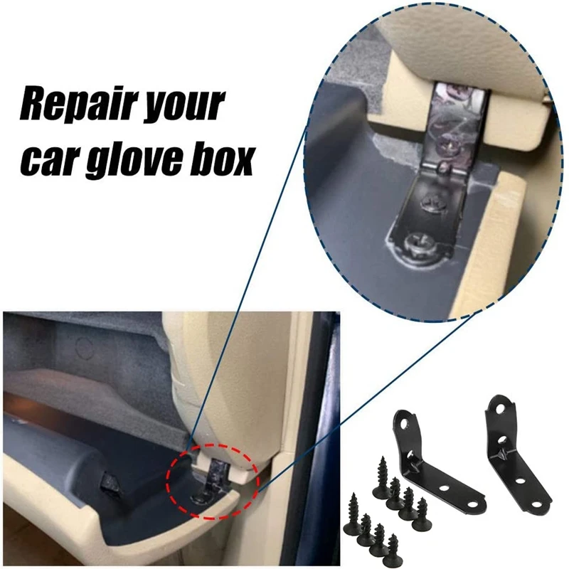 Glove Box Repair Set Replacement DIY For- A4 B6 B7 S4 RS4 8E 2001-2008 8E1880302B