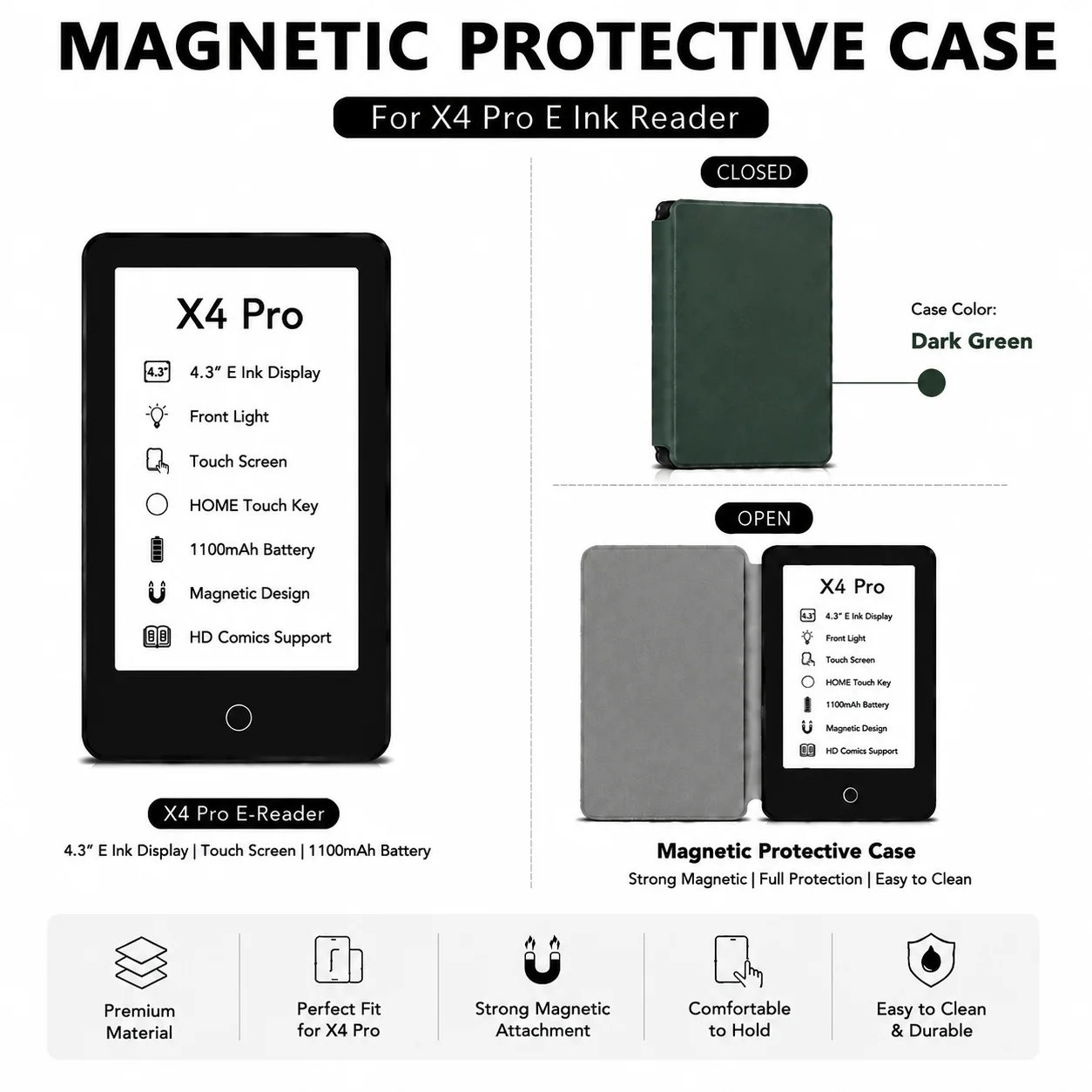 X4Pro Black inch4.3