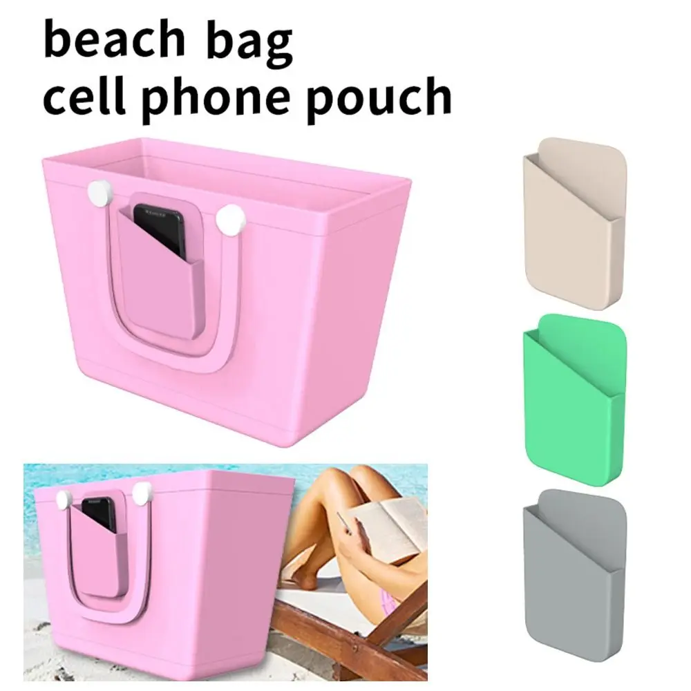 Silicone Storage Pouch Fashion Soft Reusable Phone Insert Case Phone Holder for Bogg Bag for Bogg Bag