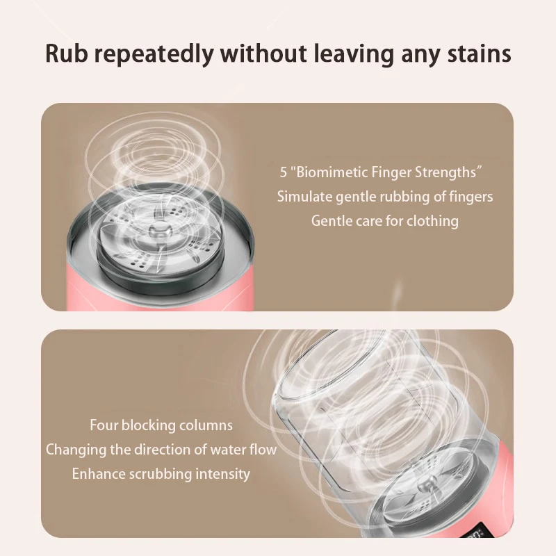 Washing Machine Wireless Charging Fully Automatic Underwear Portable Underwear Small Underwear Socks Laundry Cup