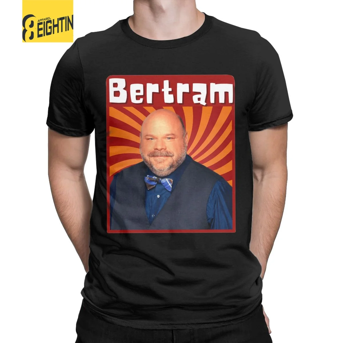 Bertram Funny T-Shirts for Men Casual Cotton Tee Shirt Round Neck Short Sleeve T Shirts Graphic Clothes