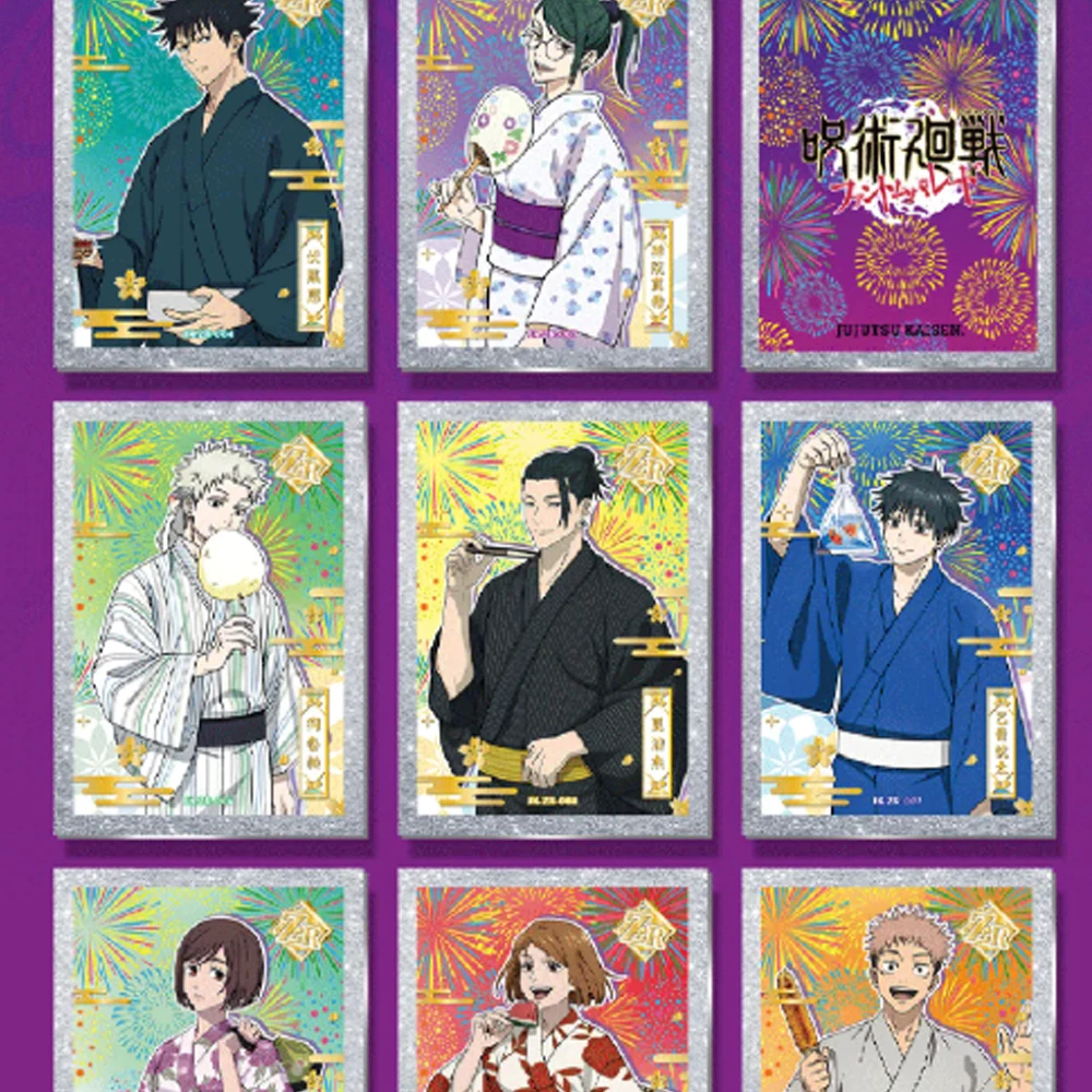 Jujutsu Kaisen Collection Cards Fantasy Action Battle Anime Ryomen Sukuna Character Cards Children's Favorite Gifts