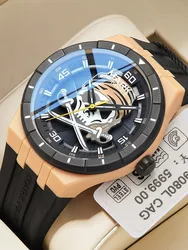 2024 Fashion Quartz Watches Mens Famous Brand Mark Fairwhale Casual Resin Material Pirate Rotating Dial Wristwatch Mans Reloj