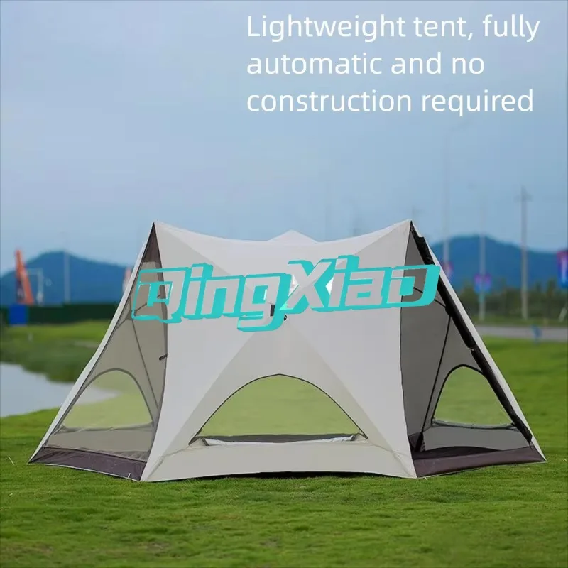 

Pop Up Camping Tent Portable Waterproof Sunproof Outdoor Folding Tent For Beach Park Picnic Hiking Travel Activities Use