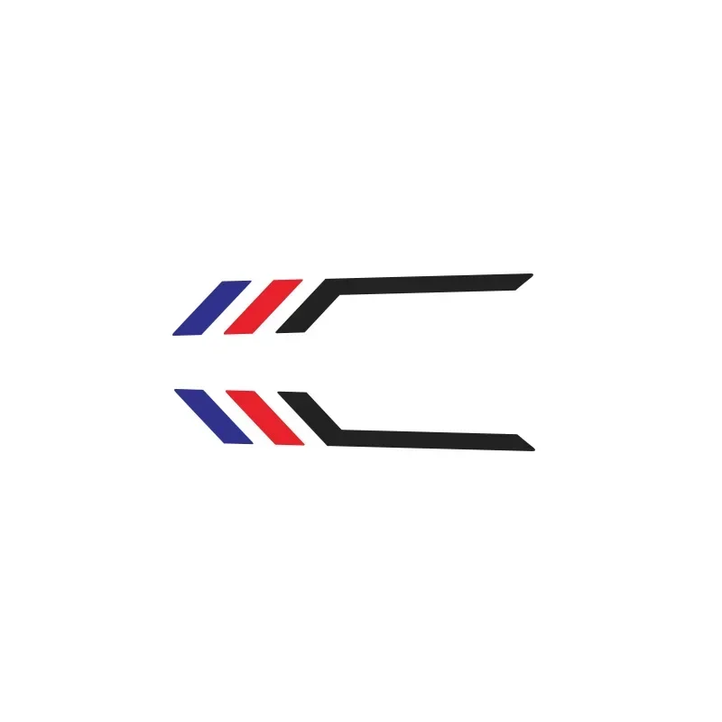 2Pcs/Set Car Body Stickers Universal Side Wing Decorative Flower Modification Tail Marker Stickers PVC Car Exterior Products