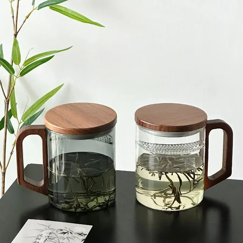 Elegant Tea Brewing Pot,Tea-Water Separation,Heat-Resistant Glass Liner Filter Teapot,Creative Tea Cups With Jug Set,Home Tools