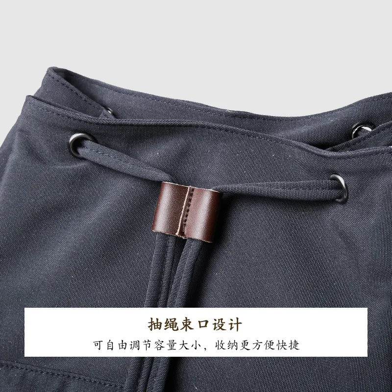 Vintage backpack men's large capacity backpack high school college student schoolbag laptop bag men's bag tide