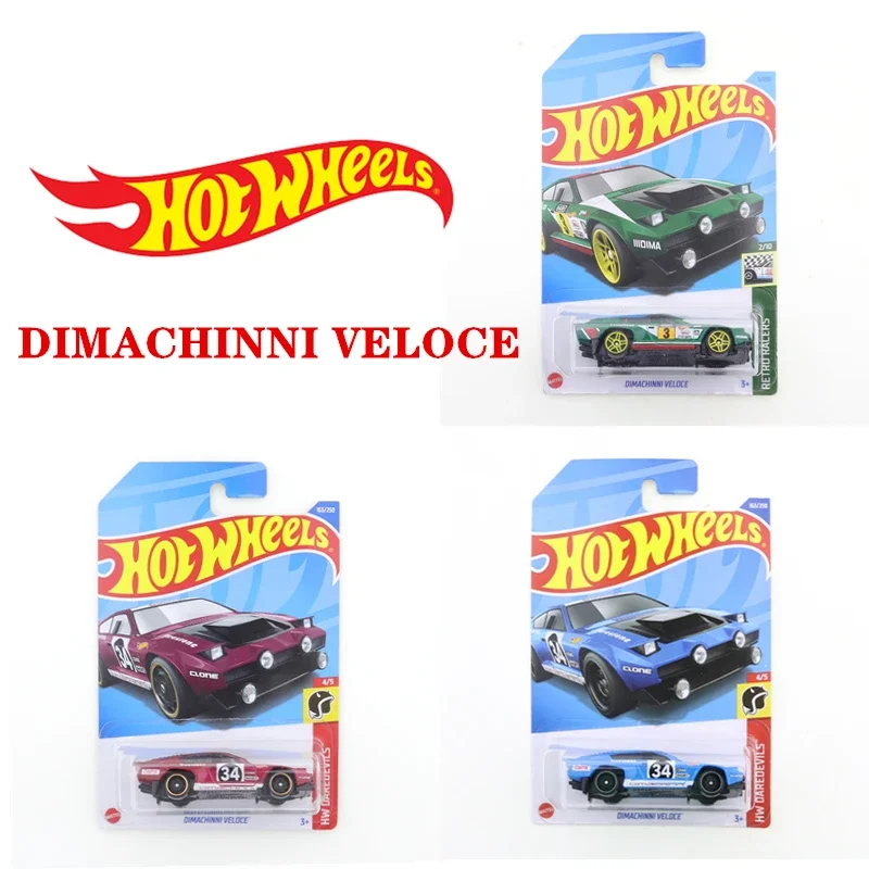 

2022-163 Hot Wheels DIMACHINNI VELOCE Mini Alloy Coupe 1/64 Metal Diecast Model Car Kids Toys Gift