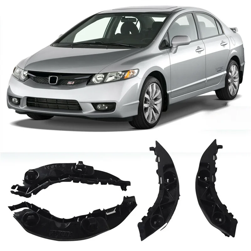 

10X Car Front Bumper Bracket For Honda Civic 2006 2007 2008 2009 2010 2011 71198-SNA-A02 71193-SNA-A02
