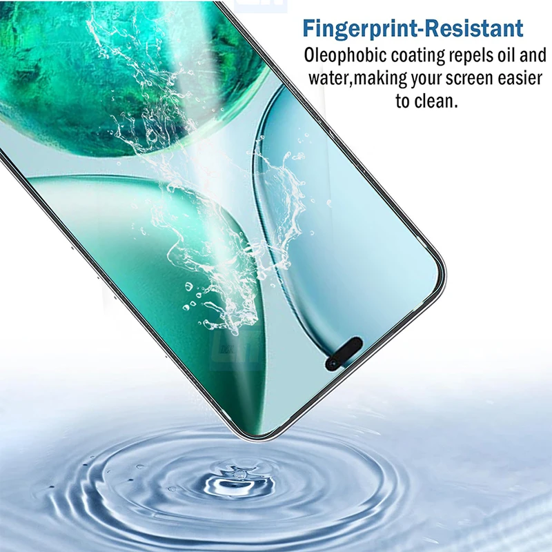 2-4 قطعة غطاء كامل واقي من الزجاج المقسى لهاتف Honor X8c X8b X8a X7d X7c X7b X7a X6c X6b X6a X6 X5b X5 Plus واقيات الشاشة