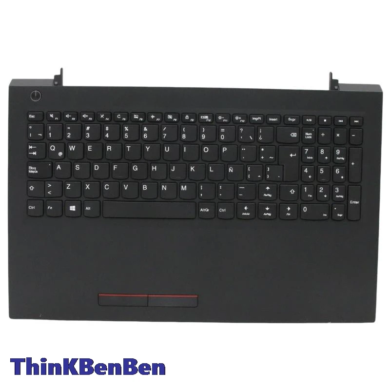 LAS Latin Spanish Black Keyboard Upper Case Palmrest Shell Cover For Lenovo V310 15 15ISK 15IKB 5CB0L59417