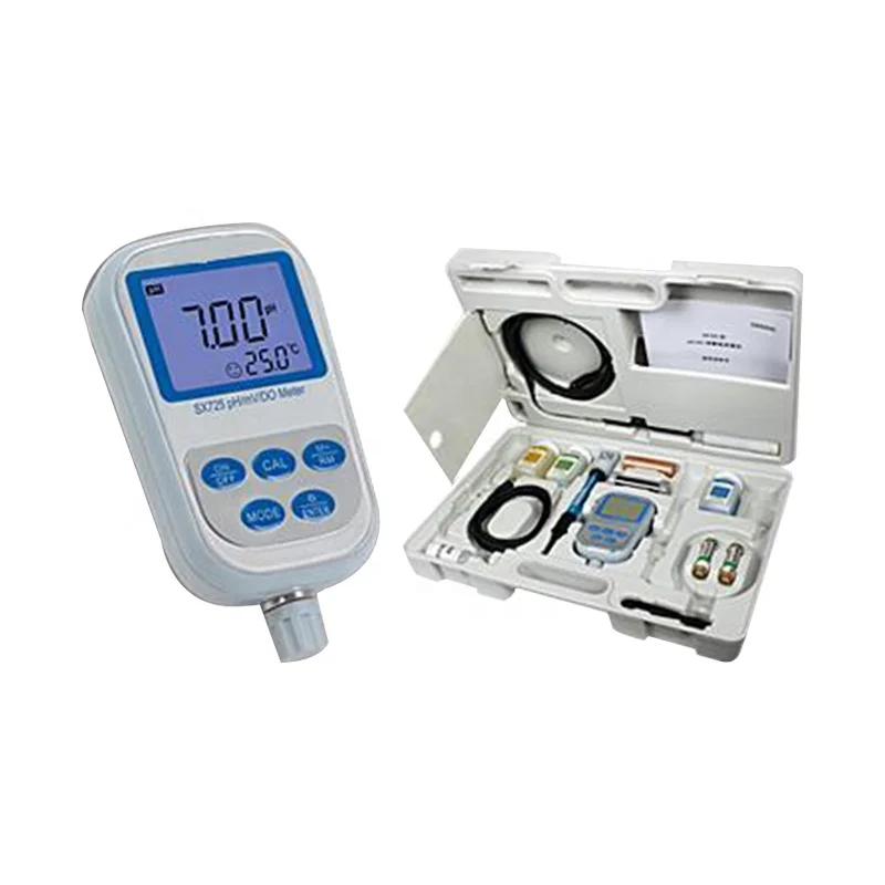 Portable pH/Dissolved Oxygen Meter With Data Storage USB Data Output