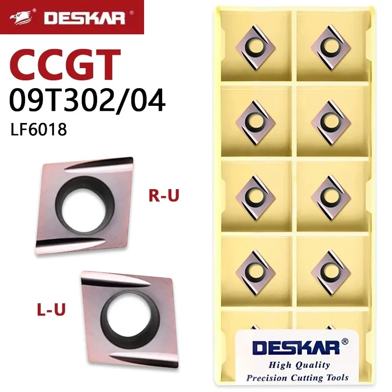 

Deskar Ccgt030104 Ccgt040102 Ccgt060204 Ccgt09T302 Ccgt09T304 R-U L-U R-F L-F Cnc Lathe Cutter Cutting Carbide Insert