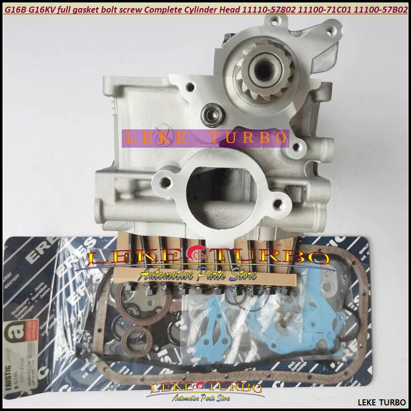 ww G16B G16KV + full gasket bolt screw Complete Cylinder Head Assembly 11110-57802 11100-71C01 11100-57B02 1110052G01 For SUZUKI