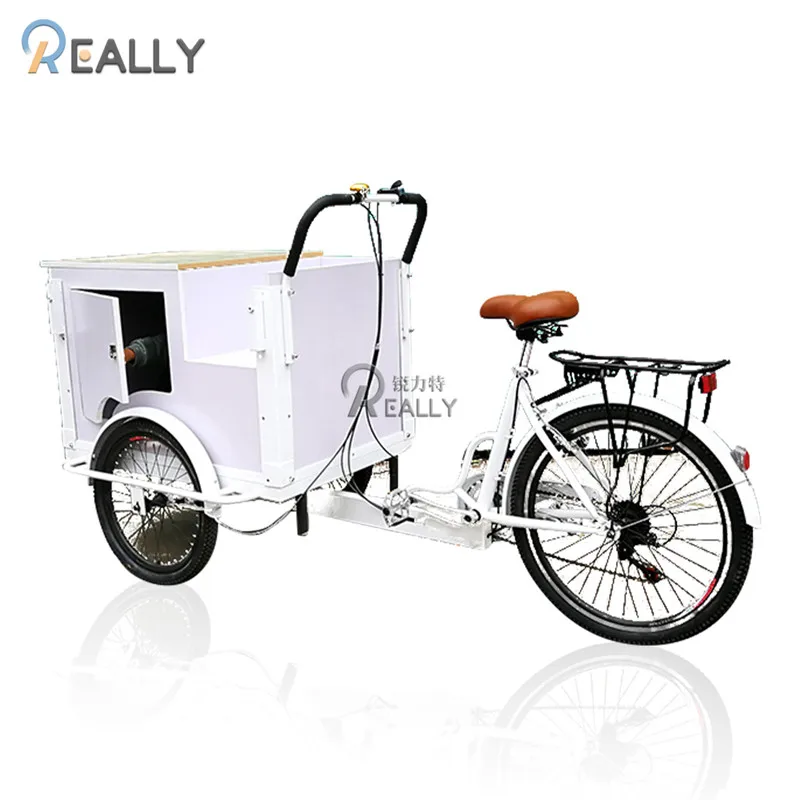 Commercial Beverage Kiosk Coffee Beer Ice Cream Bike Electric Food Cargo Tricycle Snacks Rickshaw