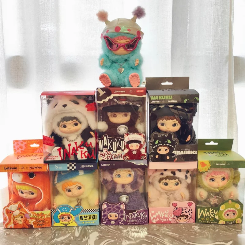 

Подлинная коллекция Wakuku Pangdada, ограниченная серия, милый рюкзак, украшение, кукла, коллекционная игрушка на день рождения для девочек, Рождественский подарок