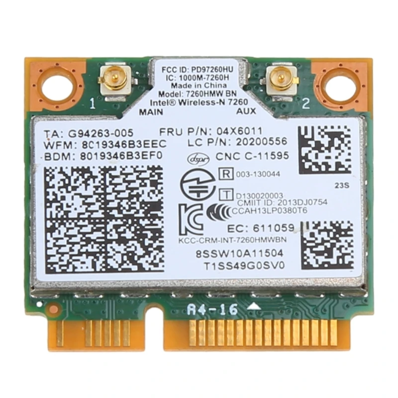 

Wifi Card 7260HMWBN Wifi 2.4Ghz Mini PCIe Wireless Card For ThinkCentre M93 Drop shipping