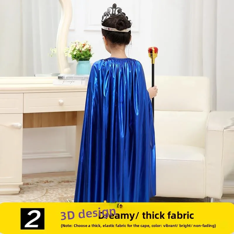 Costume da strega per bambini, mantello da spettacolo teatrale, mantello da principe, per festival di sei uno dei più piccoli